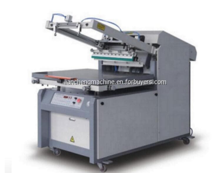 Flat Bed Microcomputer Screen Printing press Machine
